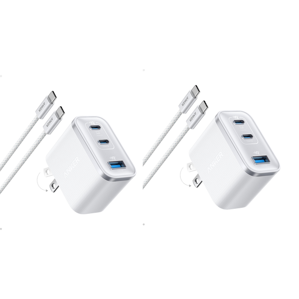 ankerrdeals Mini Charger (70W, 3 Ports) -2 Pack
