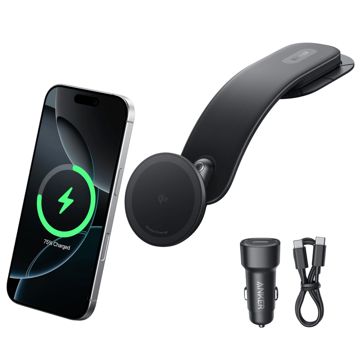 ankerrdeals Magnetic Wireless Charging Station and ankerrdeals Mini Wireless Car Charger