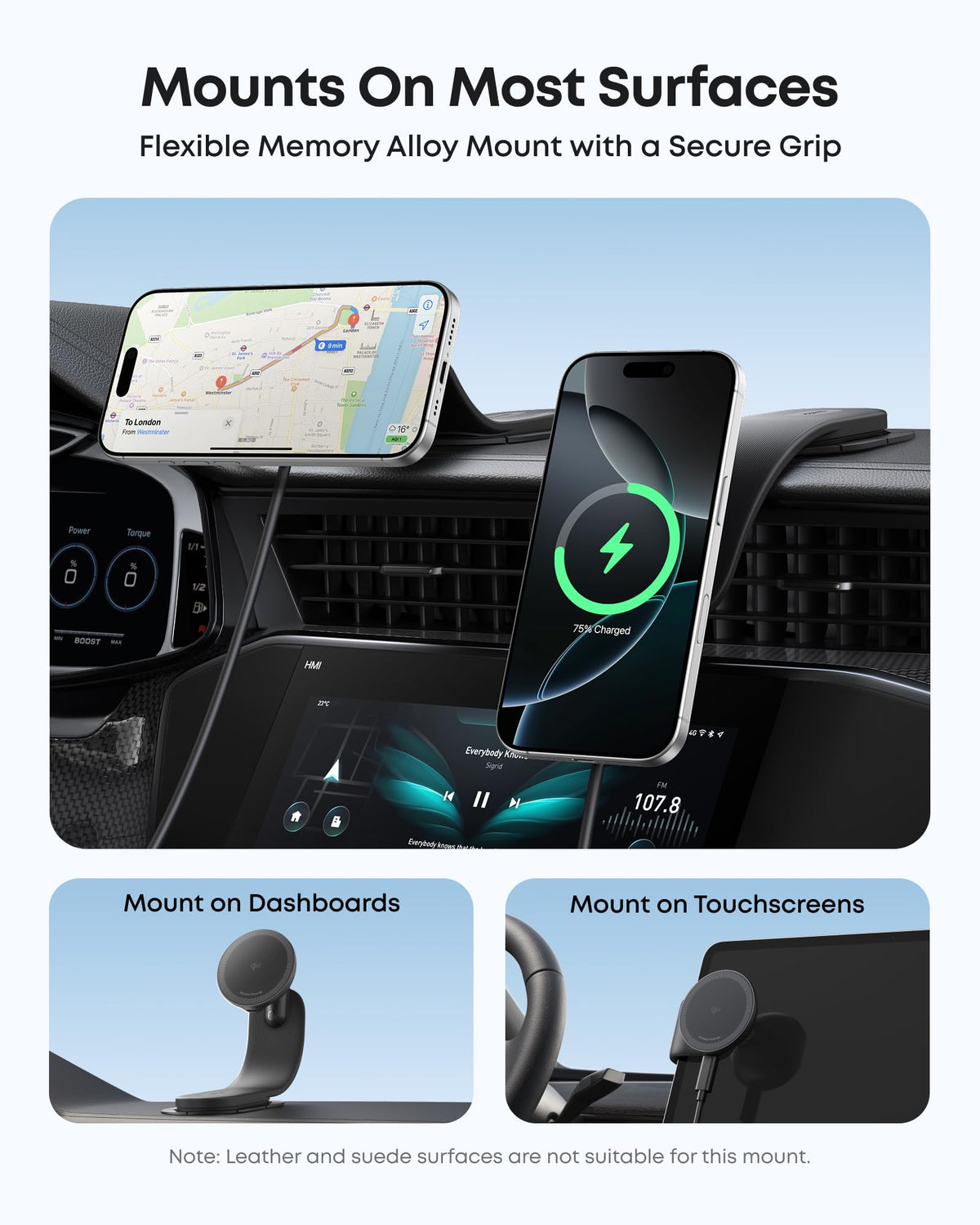 ankerrdeals Magnetic Wireless Charging Station and ankerrdeals Mini Wireless Car Charger