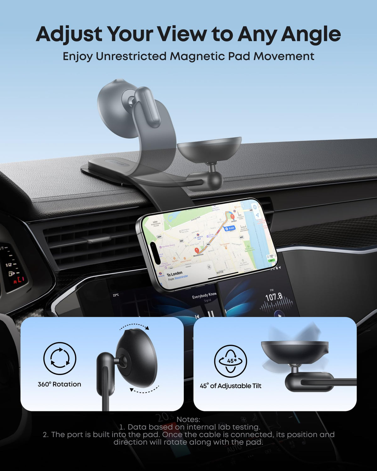 ankerrdeals Magnetic Wireless Charging Station and ankerrdeals Mini Wireless Car Charger