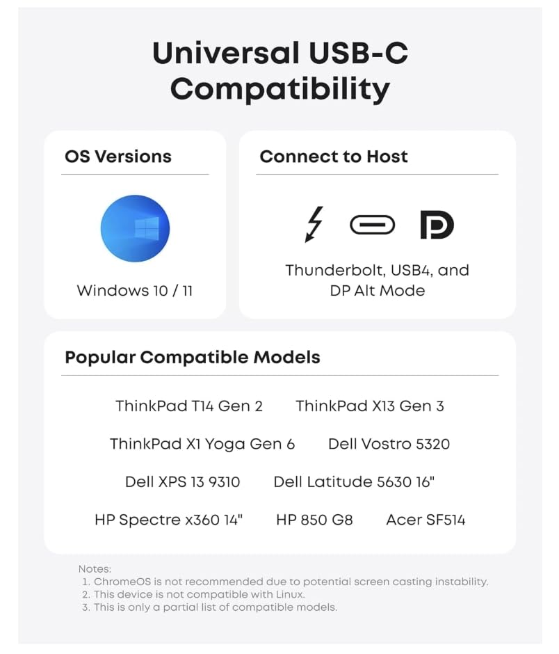 ankerrdeals 575 USB-C Docking Station (13-in-1) and New Nylon USB-C to USB-C 100W Cable (10 ft)